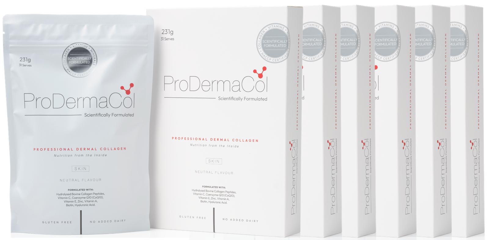 ProDermaCol® Skin 231g Neutral Flavour *6 Retail Units